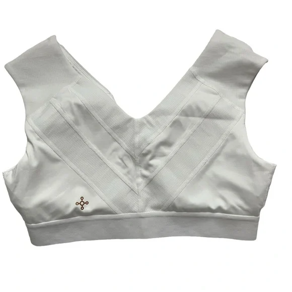 Tommie Copper Shoulder Support Bra Size Large White Back Support Compression - Picture 8 of 10